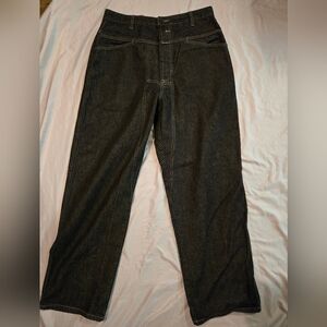 Vintage Marithé + François Girbaud Black Denim Jeans